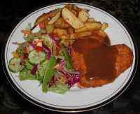 Chicken Schnitzel.