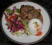 Mushroom Steak.
