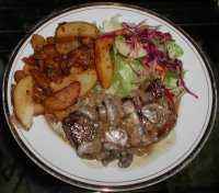 Mushroom Steak.
