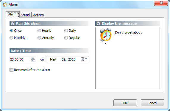 Computer Alarm Clock