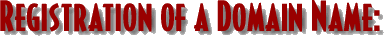 Registration of a Domain Name